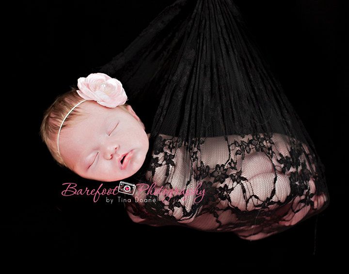 Black floral lace stretch wrap newborns baby girls fabric maternity photo props vintage ready Black floral lace stretch wrap newborns baby girls fabric maternity photo props vintage ready