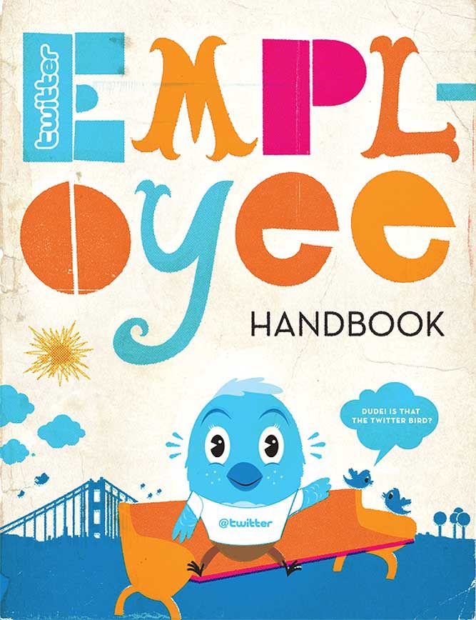 twitter employee handbook illustrate pinterest employee