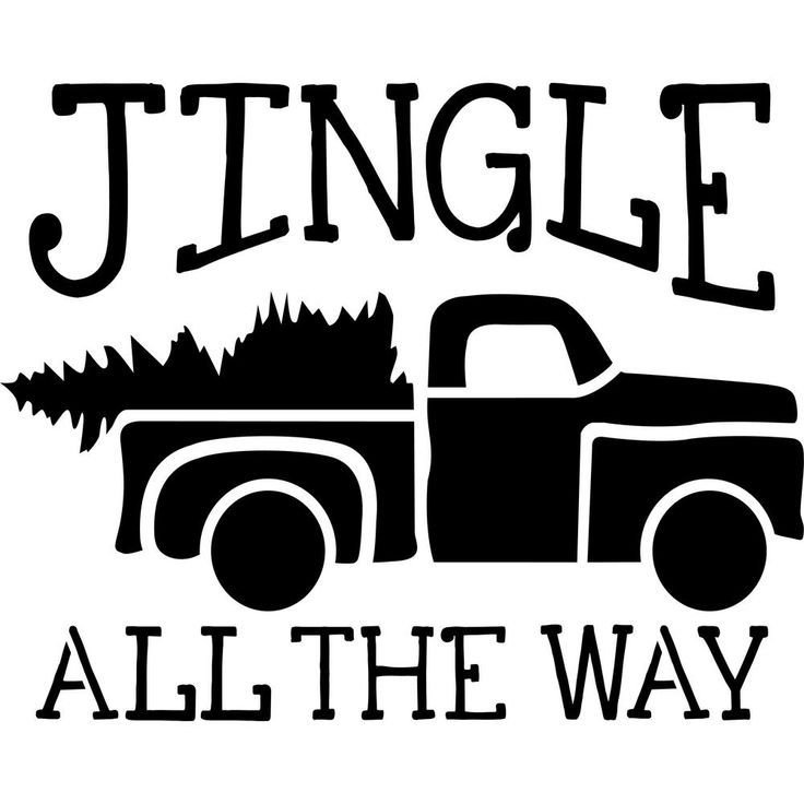 Designer Stencils Beige Semi And Transparent Jingle All The Way