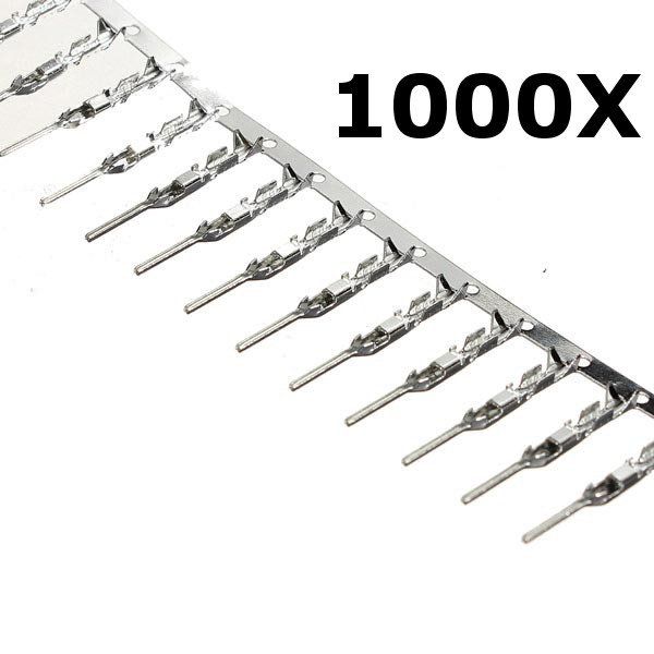 1000Pcs Dupont Jumper Cable Wire Male Pin Connector 2.54mm DIY Good