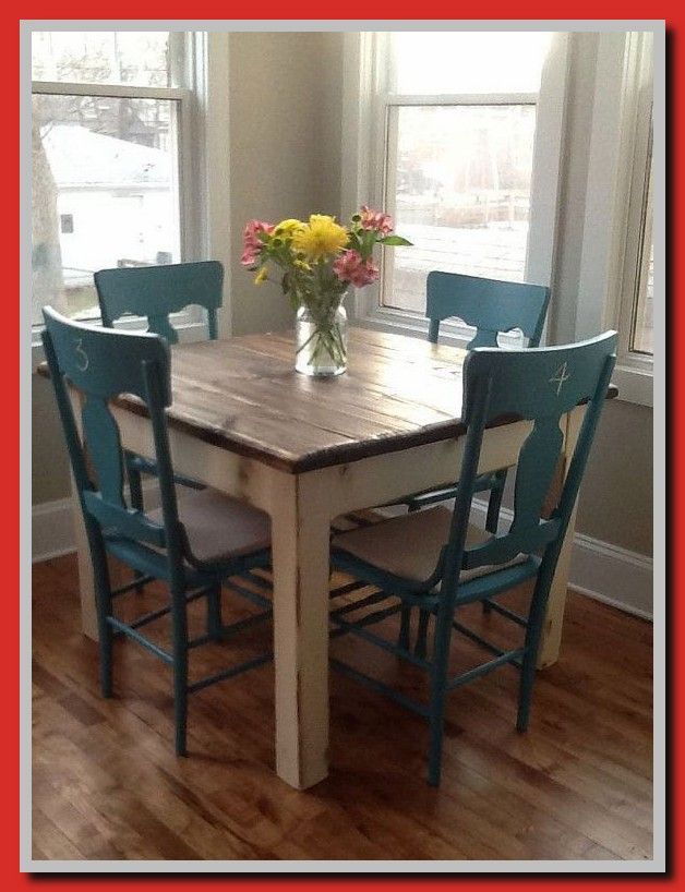Rustic Farmhouse Kitchen Tiny House Home Living Table Small Etsy In 2021 Small Kitchen Tables Dining Room Small Rustic Farmhouse Kitchen