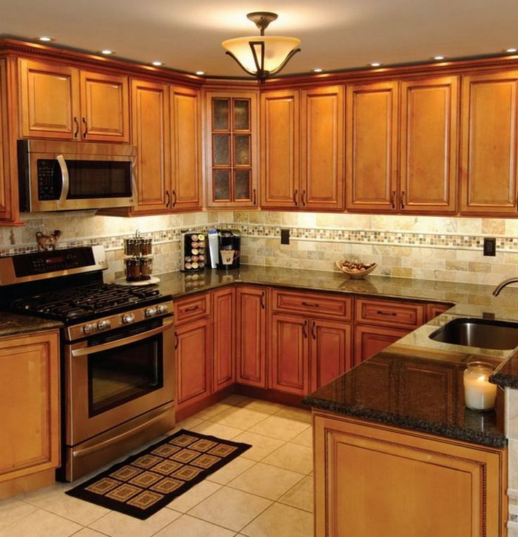 29 Fantastic Kitchen Backsplash Ideas With Oak Cabinets ...