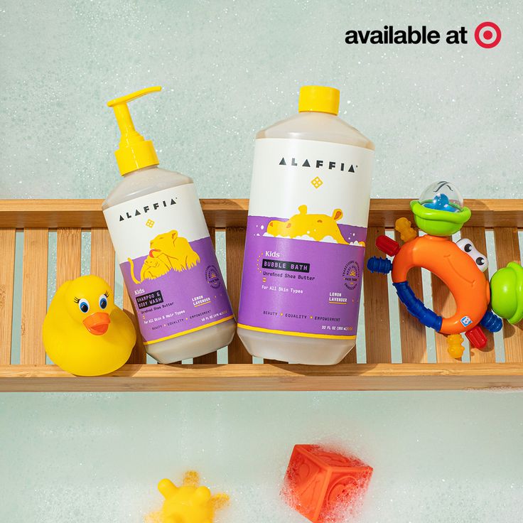 Alaffia Baby & Kids Lemon Lavender Bubble Bath 32 fl oz Kids bubble