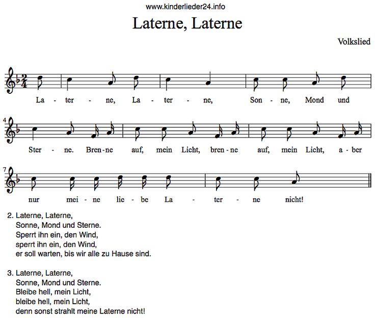 Laternenlieder Texte | Laterne lied, Lied, Noten