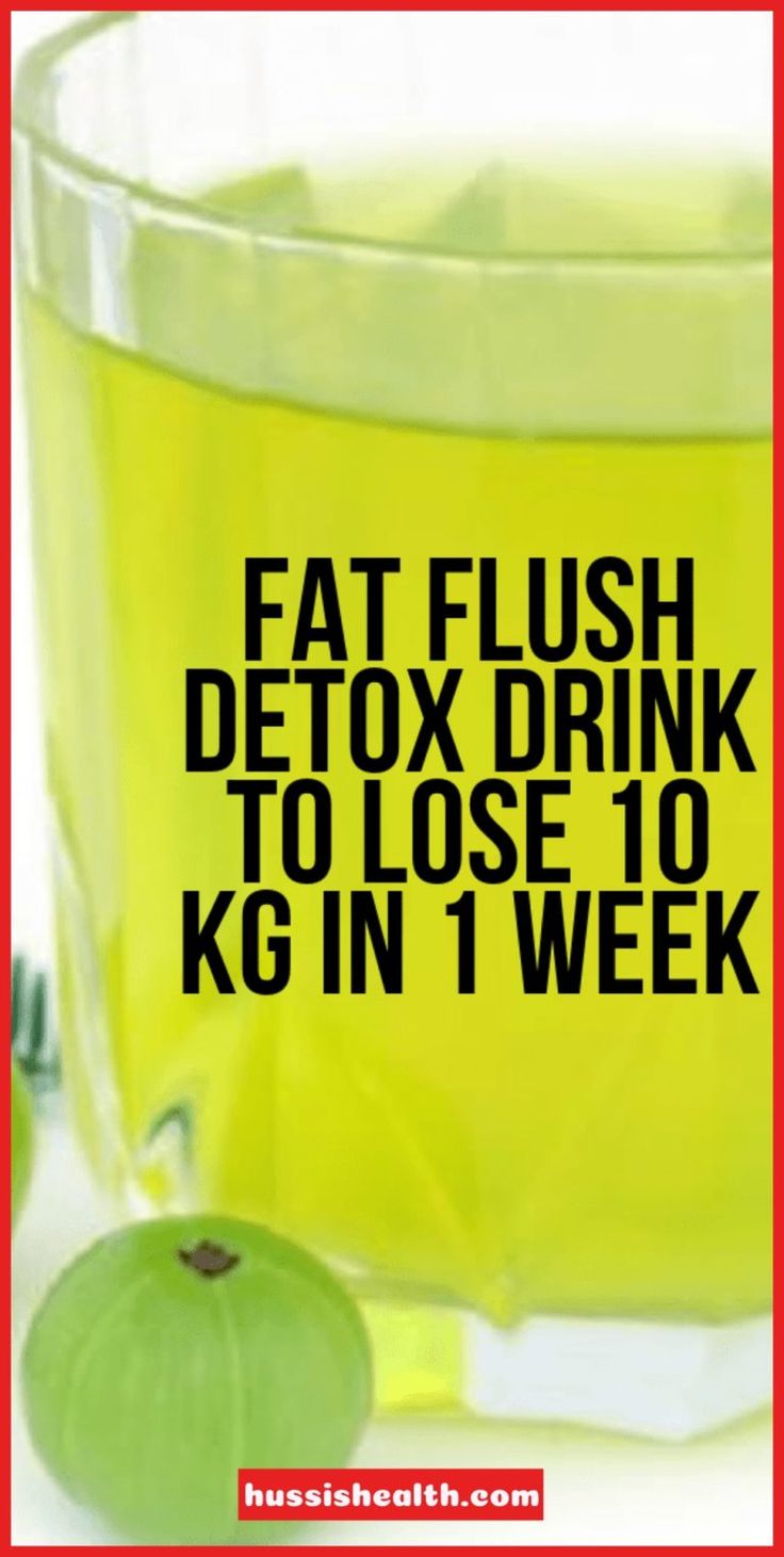 Fat Flush Detox Drink To Lose 10 kg In 1 Week - Hussis