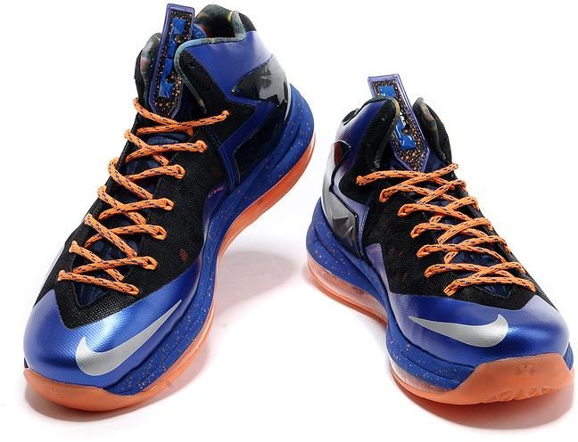 off Again to Buy Nike Lebron 10 PS Elite Black Varsity Royal Blue Tangerine Silver Sparkle with Western Union -Cheap Lebron James Shoes