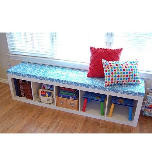 New Ikea Expedit Storage Bench Stool Seat Shelving Unit Multi Use New Ikea Expedit Storage Bench Stool Seat Shelving Unit Multi Use White Kid E