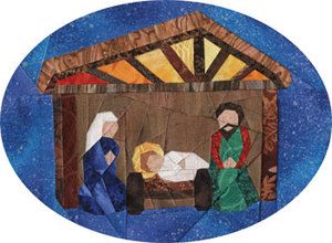 nativity scene christmas ornament foundation paper pieced christmas paper pieced patterns