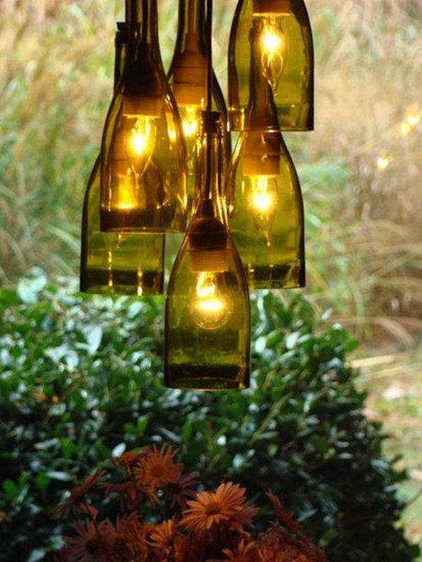 231 best Wine Bottle Lights images on Pinterest