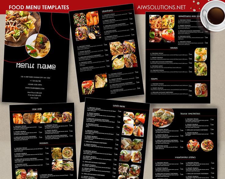 23 best Menu Templates images on Pinterest Menu templates - Sample Pizza Menu Template