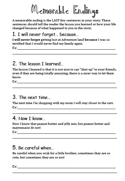 Teaching essay conclusions