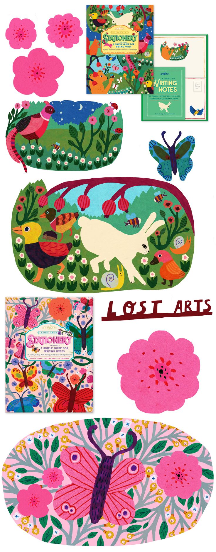 Available in two beautiful styles, our Lost Arts Stationery Set comes with a small how-to-write-letters booklet with sample letters. Any child or young adult can master the lost art of letter writing: a letter of thanks, apology, condolence, and other expressions of support and solidarity. The simple act of sending a personal note can mean so much to its recipient. We encourage writers to send letters without self-consciousness and emphasize that the act of writing is a gift in itself.
