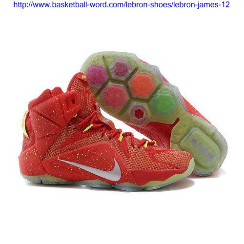 Nike LeBron 12 Red Volt Silver For Sale, Price: - Air Jordan Shoes, New Jordan Shoes, Michael Jordan Shoes