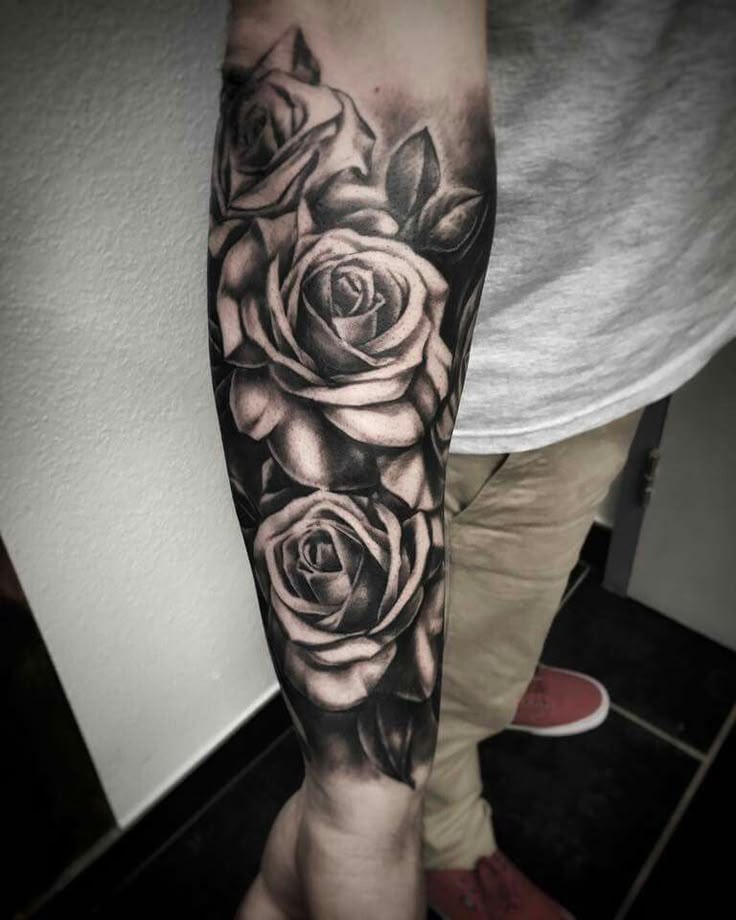 Pin by Jesse Stricklen on Tattoos | Rose tattoos for men, Rose tattoos