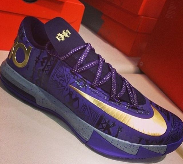 nike sports camp curry college kd vi shoes