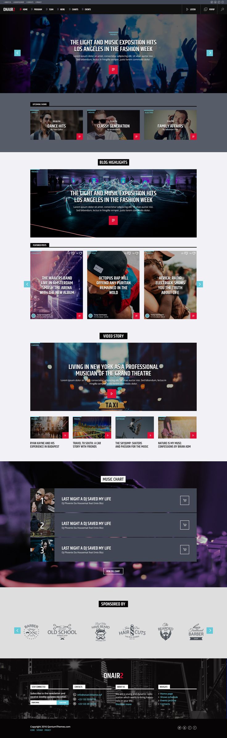 radio station website