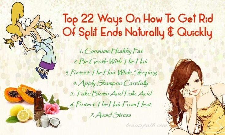 Ways To Get Rid Of Split Ends Naturally Ways To Get Rid Of Split Ends Naturally