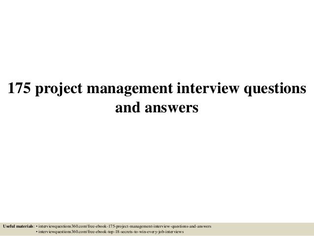 questions for 2nd interview