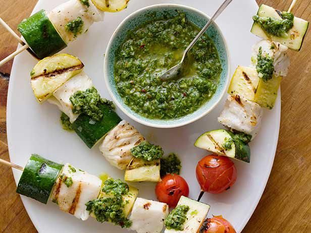 Seafood Kabobs Food Network Seafood Kabobs Food Network