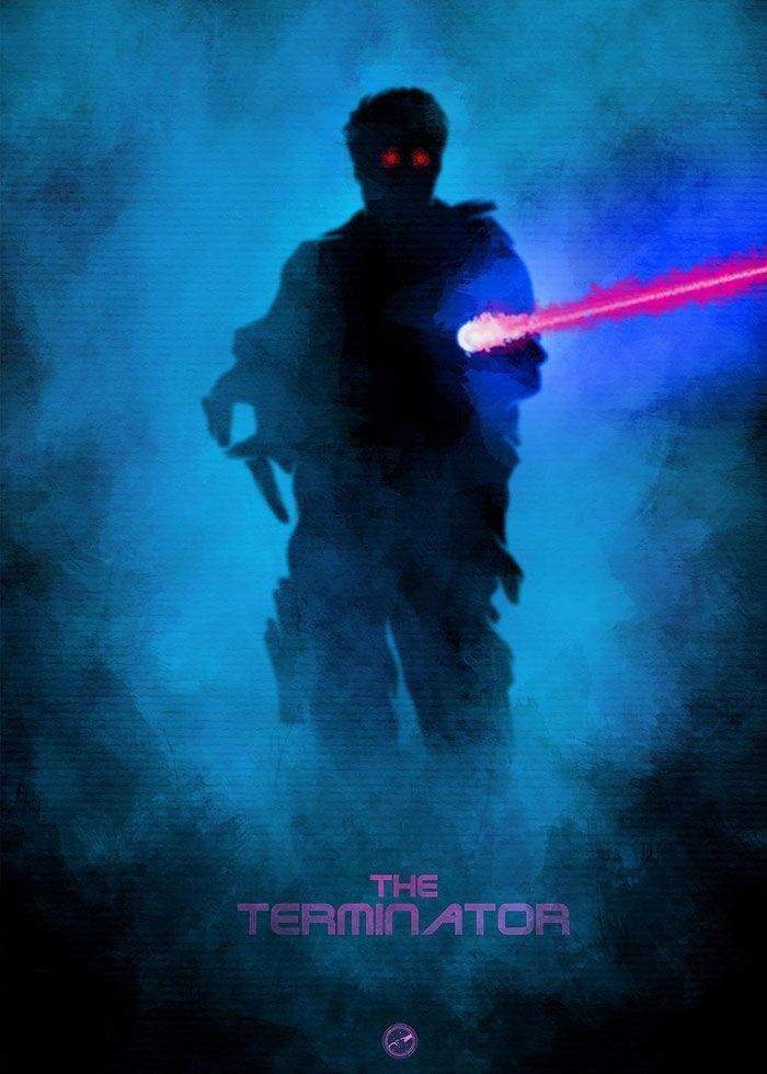 The Terminator By Mainger Germain Terminator Terminator Movies Movie Posters