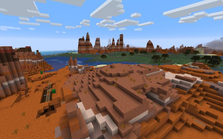 Eroded Badlands, Swamp and Coral Reef Minecraft Seed Minecraft Seed