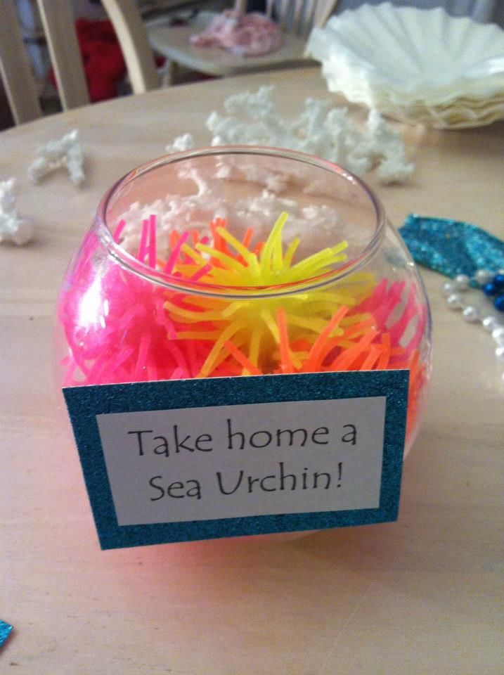 Little Mermaid S Sweets Under The Sea Party Take Home A Sea Urchin I Bought Little Mermaid S Sweets Under The Sea Party Take Home A Sea Urchin I Bought