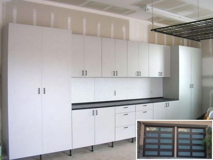 See Overhead Garage Storage You Never Heard Of These Ideas Garagestorage Casa Muebles De Bricolaje Organizadores See Overhead Garage Storage You Never, White Melamine Cabinets For Garage