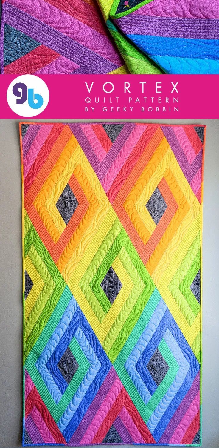 Pin On Modern Quilt Patterns By The Geeky Bobbin
