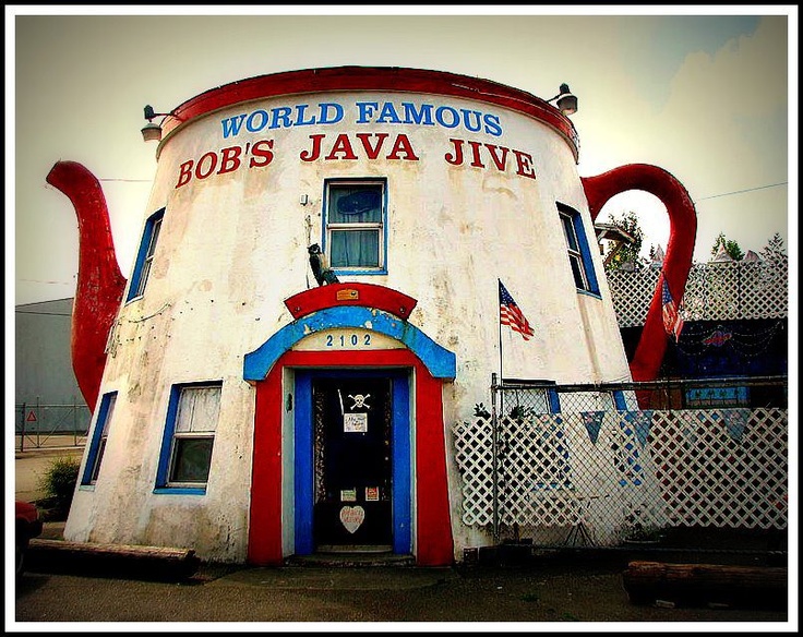 Java Jive Teapot Washington Roadside, Java,