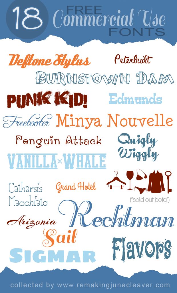 18 Free Commercial Use Creative Fonts 18 Free Commercial Use Creative Fonts