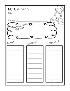 Book report graphic organizer pdf