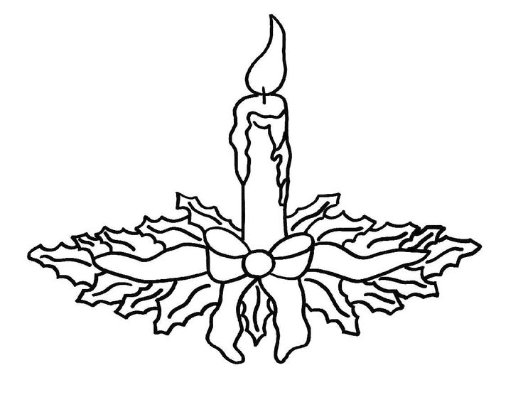 Pin on Candle Coloring Pages