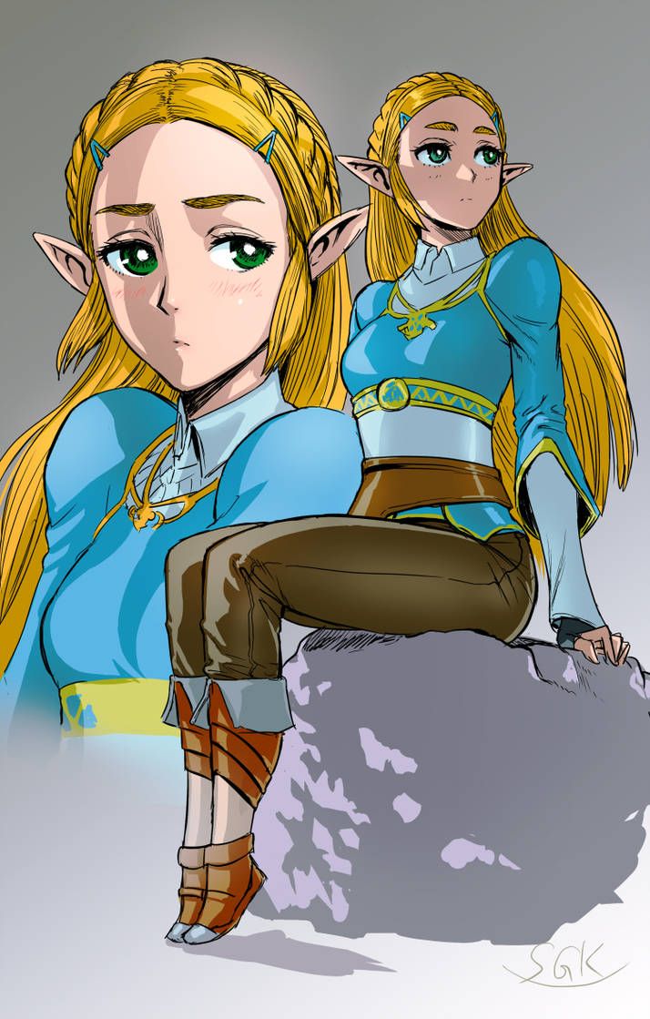 Botw Zelda By Sgk1059 On Deviantart Legend Of Zelda Botw Zelda Breath Of The Wild