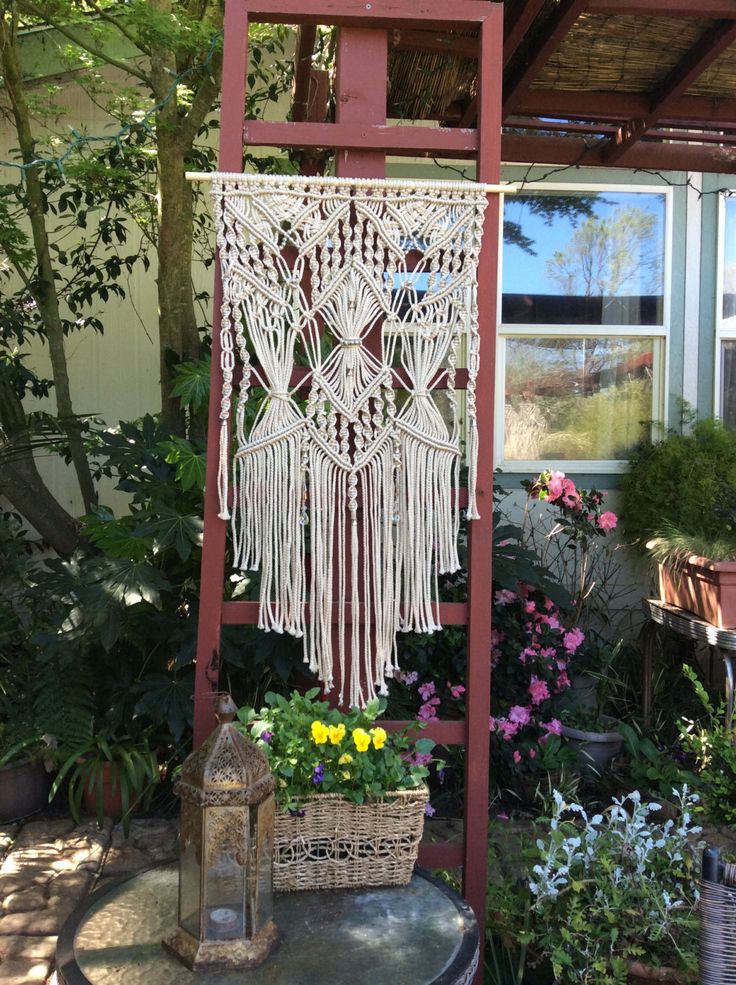 Macrame Wall Hanging Home Decor Art Boho Tapestry Garden 70 Large Macrame Wall Hanging Home, Hanging Garden Decorations
