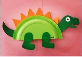 Dinosaurier Bastelidee für Kinder | Handwerk und Arbeitsblätter für Pre ... #...