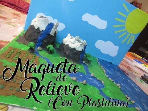 Como Hacer Maqueta De Relieve Montañas Ríos Lagos Llanuras Y Mar Con Plastina Luckycrazy Como Hacer Maquetas Maquetas De Ecosistemas Maqueta De Relieve