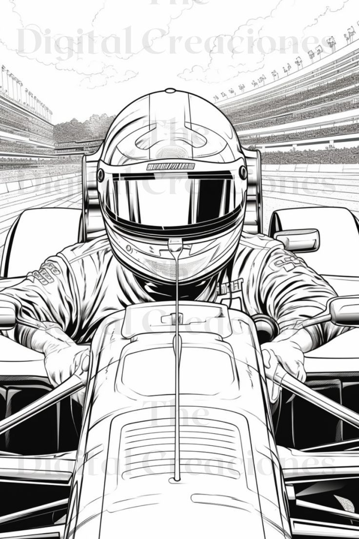25 Formula 1 Coloring Book| Super Car Coloring |car Racing |printable
