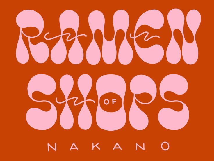 Ramen Book Cover Lettering - #Book #Cover #graphism #Lettering #Ramen