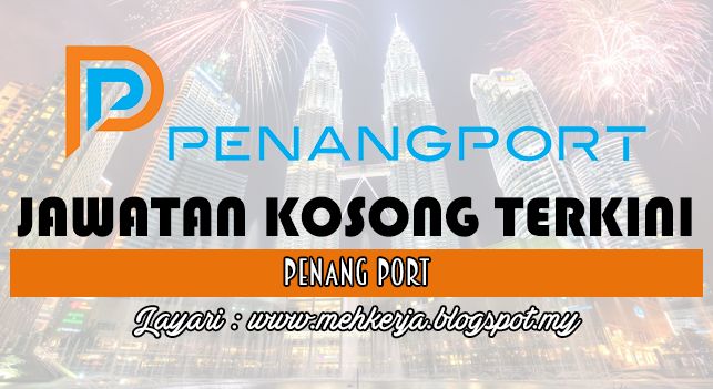 Jawatan Kosong di Penang Port - 6 Okt 2016 Located in the state of Penang in the north-west of Peninsula Malaysia Penang Port is the oldest and longest established port in Malaysia. The port serves as the main gateway for shippers in the northern states of Malaysia and also the southern provinces of Thailand. Jawatan Kosong Terkini 2016diPenang Port Positions: 1. Security Executive2. Security Manager3. Legal Manager Date closing :06 October 20164. Manager Key Client Management5. Senior Manager Commercial Date closing :05 October 2016 Klik Job Requirement And Job Description ClickHerehow to Applyvia Jobstreet Join Telegram Kami :http://ift.tt/28PQhJx Kerja Kosong TerkinidiPenang-s About Penang Port The port is strategically located along the Straits of Malacca one of the busiest shipping routes in the world. Penang Port is fully equipped to handle all types of cargo such as containers liquid dry bulk break bulk and others; and provides a multitude of services to cater for their safe and efficient transit via the ports various terminals and facilities. In order to further improve the operational efficiency of the port and to further enhance its service offerings Penang Port was corporatized in 1994; and recently privatized. The Port operates 24 / 7 and 365 days a year. Vision To be the premier port and logistics chain integrator in the region. Mission To provide maximum value to customers through superior quality services. To achieve good returns on investments. To be a caring employer to a skilled motivated and productive workforce. To be a responsible and environmentally friendly corporate citizen. via Mehkerja Jawatan Kosong