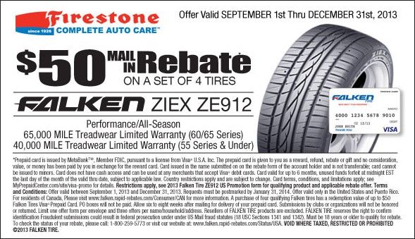 Falken discount coupons