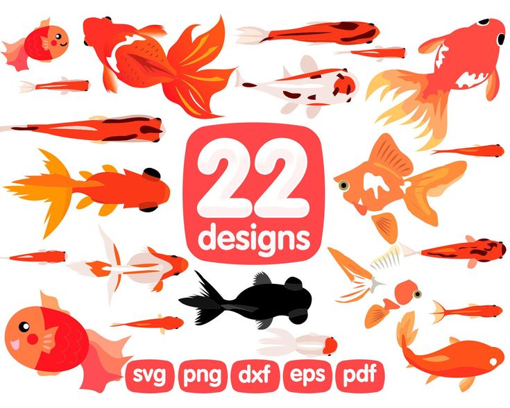 Download GOLDFISH CLIPART, fish clipart, goldfish svg, gold fish ...