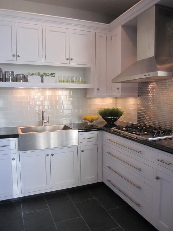 Kitchen Backsplash White Cabinets Dark Floors best 20+ dark kitchen floors ideas on pinterest | dark kitchen Kitchen Backsplash White Cabinets Dark Floors best 20+ dark kitchen floors ideas on pinterest | dark kitchen