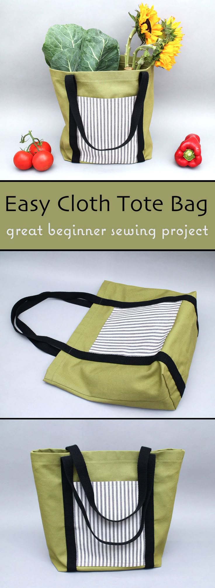No matter what your level of sewing expertise, this useful bag is a great projec… No matter what your level of sewing expertise, this useful bag is a great projec…