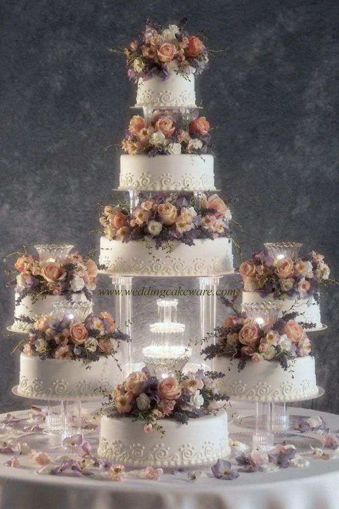 8 tier cascading fountain