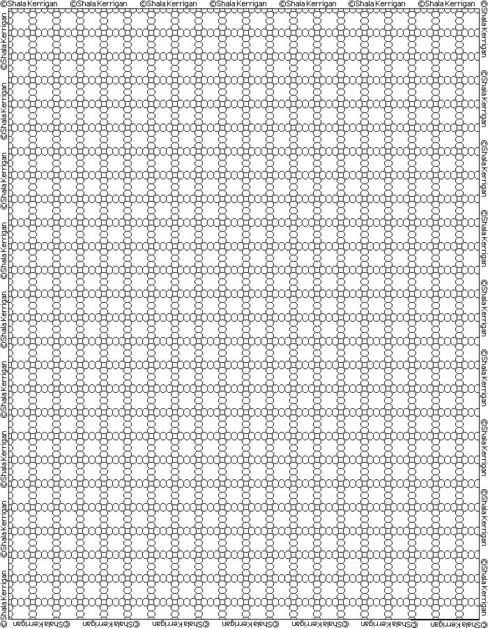 Pony Bead Graph Paper