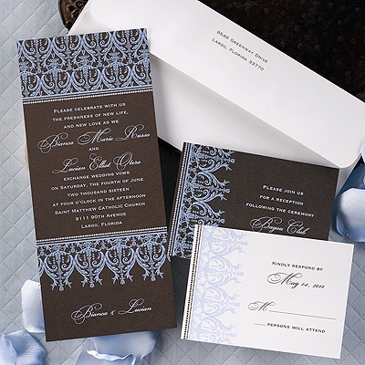45 Best Brown Wedding Invitations Images On Pinterest Mist And Chocolate Are A Beautiful Combination On This Tea Length Full Color Invitation