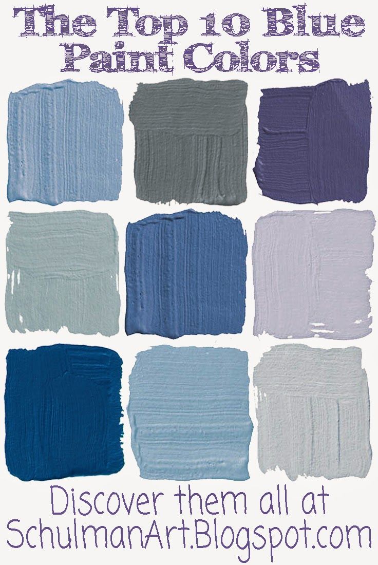 10 Best Blue Paint Colors for your Home - the Inspiration Place ...