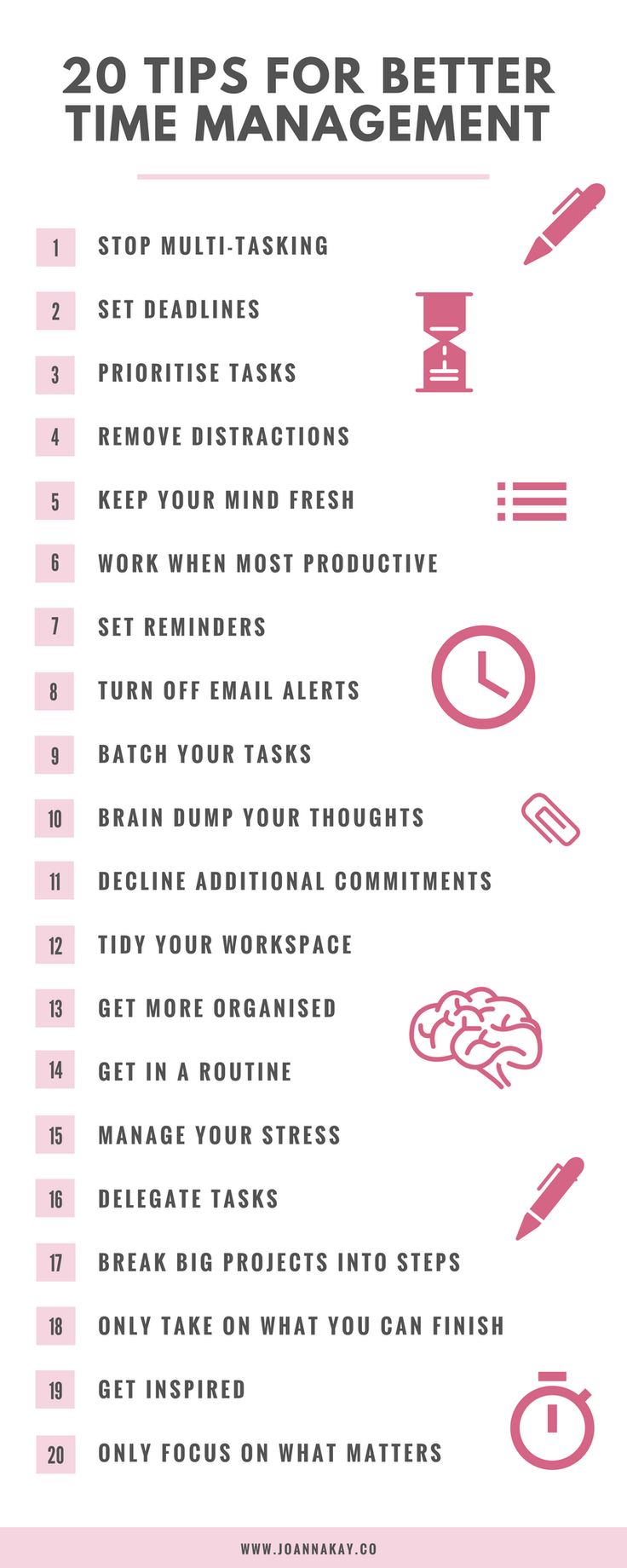 8 best time management images on pinterest time management life 10 tips for time management
