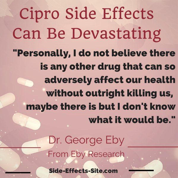 Ciprofloxacin 500mg Antibiotics Side Effects