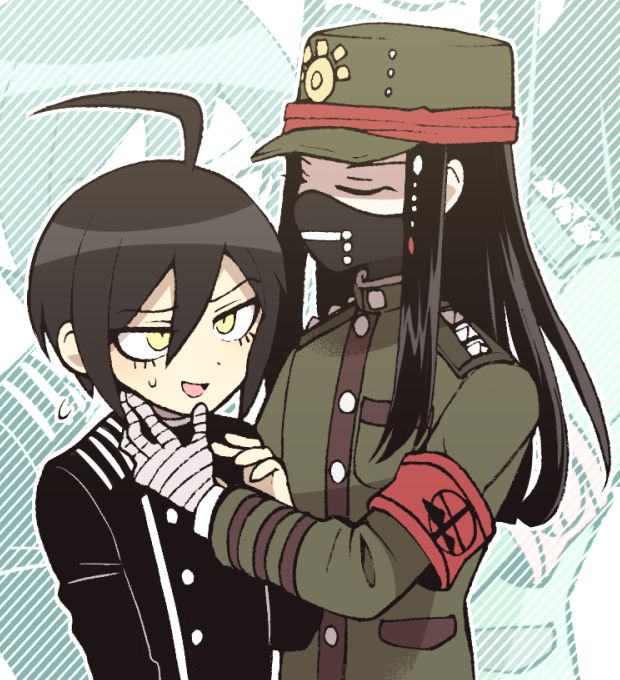 Danganronpa Korekiyo and Shuichi. 